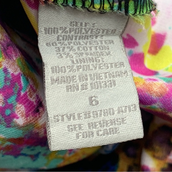 Charlotte Russe Black and Multicolor Mini Dress - Picture 10 of 11